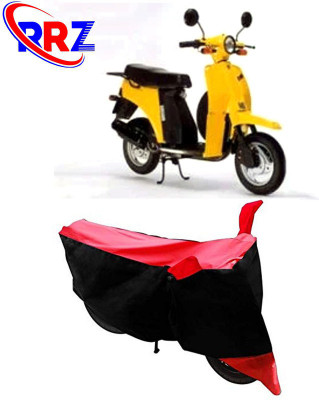 RRZ Waterproof Two Wheeler Cover for Bajaj(Sunny, Black, Red)