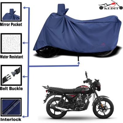 KEDIT Two Wheeler Cover for Bajaj(Blue)