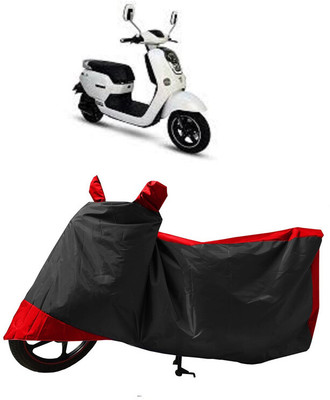GROFATIK Two Wheeler Cover for Okinawa(Lite, Red)