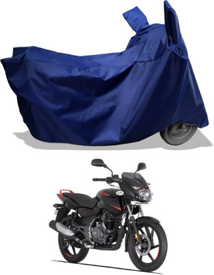 Amexride Two Wheeler Cover for Bajaj(Pulsar 125 Neon BS6, Blue)