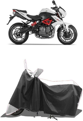 SUGASHRI Waterproof Two Wheeler Cover for Benelli(TNT 600 GT, White, Black)