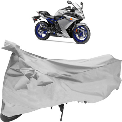 SHOOLIN Waterproof Two Wheeler Cover for Yamaha(RX 100, Silver)