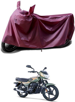 THE REAL ARV Waterproof Two Wheeler Cover for Bajaj(CT 100, Maroon)
