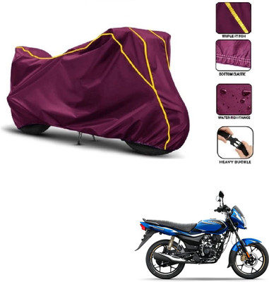 Car Life Two Wheeler Cover for Bajaj(Platina, Maroon, Yellow)
