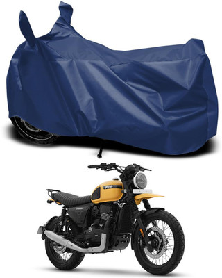 RABABLI Waterproof Two Wheeler Cover for Yezdi(Scrambler Icon, Blue)