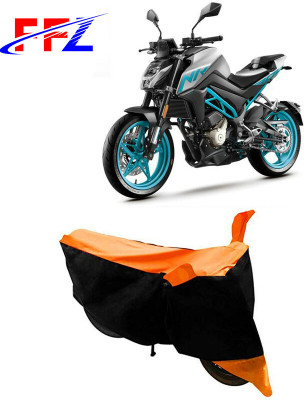 FFZ Waterproof Two Wheeler Cover for CFMoto(300NK, Black, Orange)