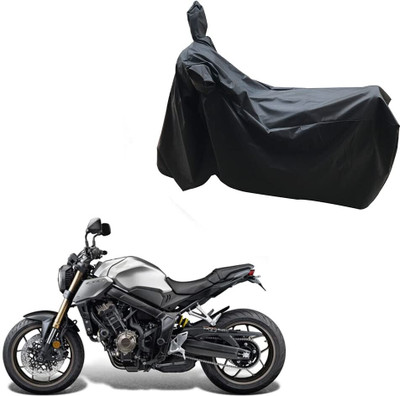 AASHTIK MART Two Wheeler Cover for Honda(CB500F, Black)