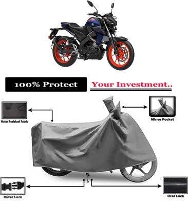 Amexride Two Wheeler Cover for Yamaha(MT-15, Grey)