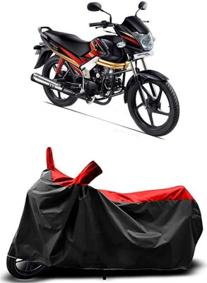 KANISHA ENTERPRISES Waterproof Two Wheeler Cover for Mahindra(Centuro Rockstar, Red, Black)