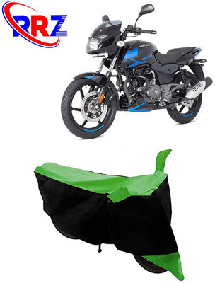 RRZ Waterproof Two Wheeler Cover for Bajaj(Pulsar 150, Black, Green)