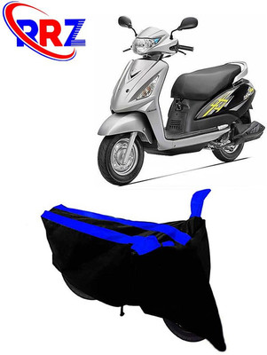 RRZ Waterproof Two Wheeler Cover for Suzuki(Swish, Black, Blue)