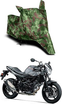Mdstar Waterproof Two Wheeler Cover for Suzuki(SV650, Multicolor)