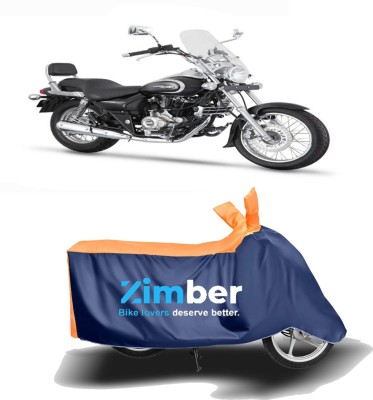 ZIMBER Two Wheeler Cover for Bajaj(Avenger 220 Cruise, Orange, Blue)