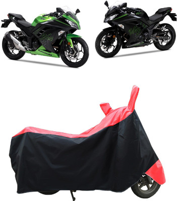 Coxtor Two Wheeler Cover for Kawasaki(Ninja 300 BS6, Red)
