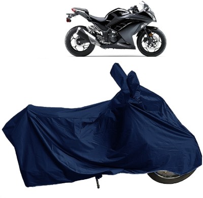 DIGGU Two Wheeler Cover for Kawasaki(Ninja 300, Blue)