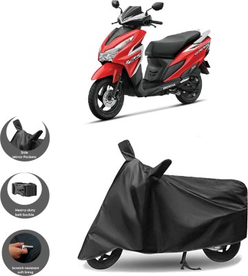 WMIZEXA Waterproof Two Wheeler Cover for Universal For Bike(Grazia, Black)