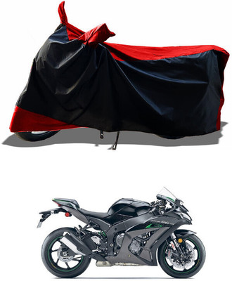 DeepShakshi AUTOMOTIVE Waterproof Two Wheeler Cover for Kawasaki(Ninja ZX-10R BS6, Red, Black)