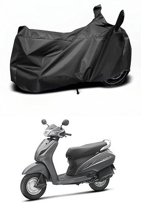 Mdstar Waterproof Two Wheeler Cover for Universal For Bike(Activa 3G, Black)