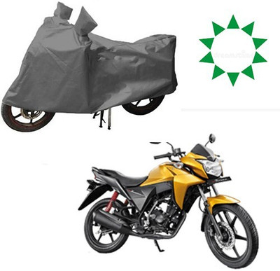 DeepShakshi AUTOMOTIVE Waterproof Two Wheeler Cover for Honda(CB Twister, Grey)
