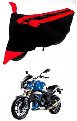 AutoGalaxy Waterproof Two Wheeler Cover for Mahindra(Mojo, Red, Black)
