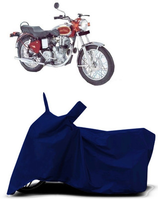 VESMEI Two Wheeler Cover for Royal Enfield(Machismo 500, Blue)