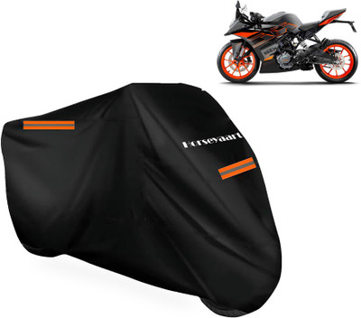 Horseyaart Waterproof Two Wheeler Cover for KTM(RC 390 BS6, Black)