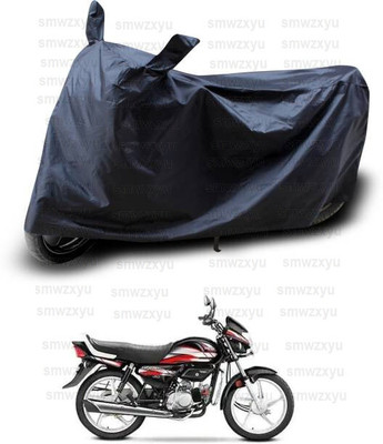 SK AUTO Waterproof Two Wheeler Cover for Hero(Pleasure Plus, Black)