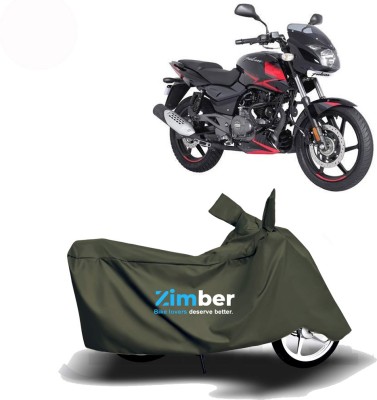 ZIMBER Two Wheeler Cover for Bajaj(Pulsar AS 150, Green)