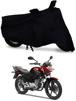 DeepShakshi AUTOMOTIVE Two Wheeler Cover for Yamaha(YBR 125, Black)