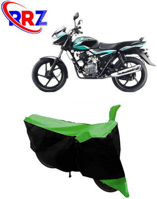 RRZ Waterproof Two Wheeler Cover for Bajaj(DTS-i, Black, Green)