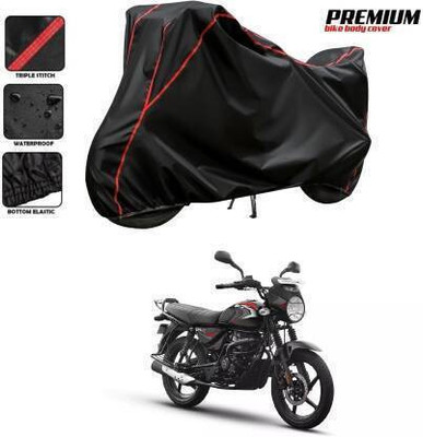 DeepShakshi AUTOMOTIVE Two Wheeler Cover for Bajaj(CT 125X, Black, Red)