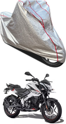 AutoGalaxy Waterproof Two Wheeler Cover for Bajaj(Pulsar NS 160, Silver)