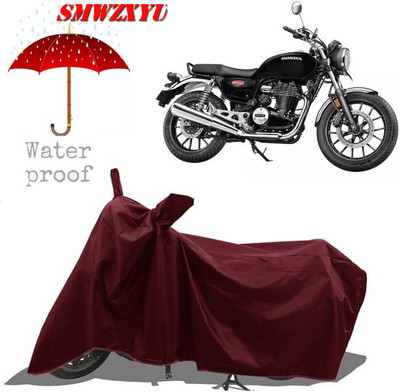smwzxyu Waterproof Two Wheeler Cover for Universal For Bike(Alpha BS6, Maroon)