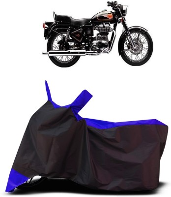 VESMEI Two Wheeler Cover for Royal Enfield(Bullet 350 Twinspark, Blue)