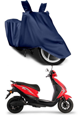 Mdstar Waterproof Two Wheeler Cover for Ampere(Reo Elite, Blue)