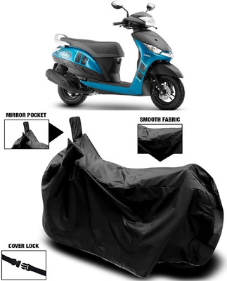 MMSSTAR Waterproof Two Wheeler Cover for Yamaha(Alpha, Black)