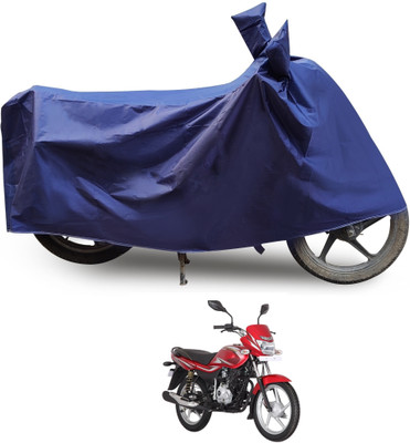 Auto Hub Two Wheeler Cover for Bajaj(Platina 100 DTS-i, Blue)