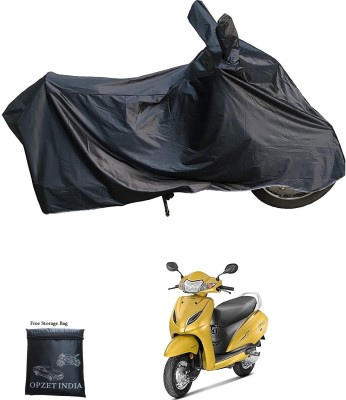 OPZET INDIA Waterproof Two Wheeler Cover for Honda(Activa 6G, Black)