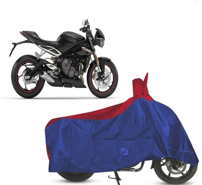 EGAL Waterproof Two Wheeler Cover for Triumph(Street Triple RS BS6, Red)