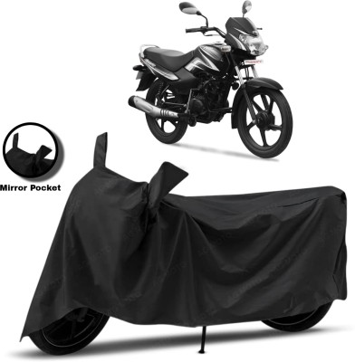 HWSXQAE Waterproof Two Wheeler Cover for TVS(Sport, Black)