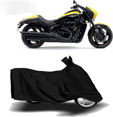 MWBB Waterproof Two Wheeler Cover for Suzuki(Intruder M1800R, Black)