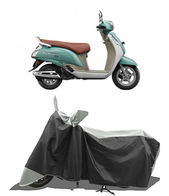 GROFATIK Two Wheeler Cover for Suzuki(Access SE, White)