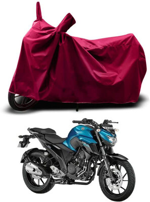 KEDIT Two Wheeler Cover for Yamaha(FZ25, Maroon)