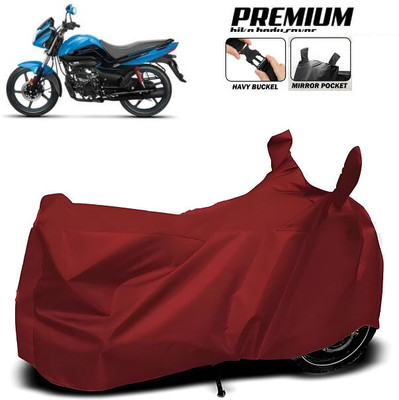 smwzxyu Waterproof Two Wheeler Cover for Hero, Honda, Bajaj, TVS, Suzuki(Maroon)