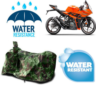 AUTOCAD Waterproof Two Wheeler Cover for KTM(RC125 BS6, Green)