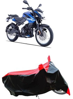 KEDIT Two Wheeler Cover for Bajaj(Pulsar 200 NS DTS-i, Red)