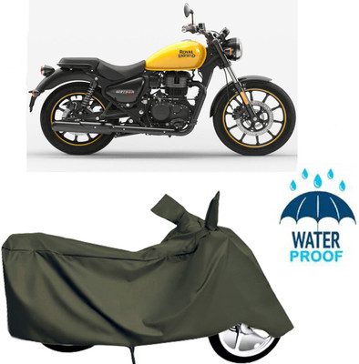 Autoinnovation Waterproof Two Wheeler Cover for Royal Enfield(Green)