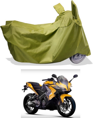Amexride Two Wheeler Cover for Bajaj(Pulsar SS400, Maroon)