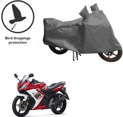 MMSSTAR Waterproof Two Wheeler Cover for Yamaha(R15 s, Grey)