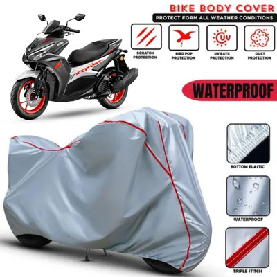 Shiv Kanha Waterproof Two Wheeler Cover for TVS(Ntorq 125, Silver)